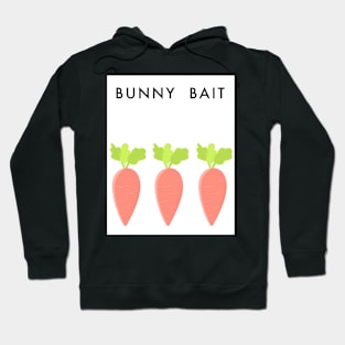 Bunny Bait Carrot Spring Easter Art Sticker Hoodie